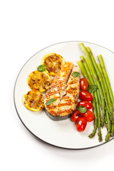 Salmon steak — Stock Photo, Image