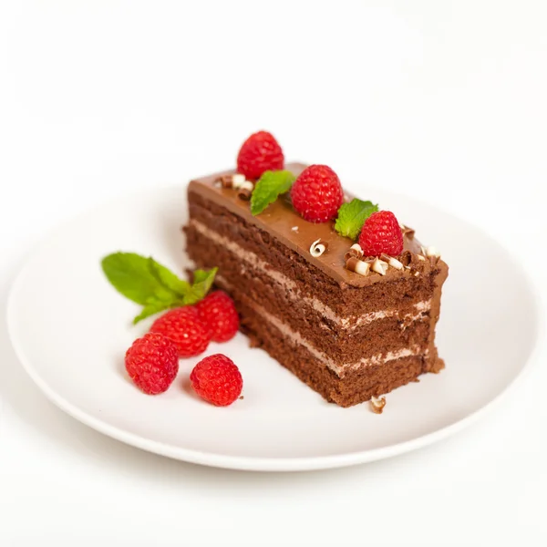 Chocolade fudge cake — Stockfoto