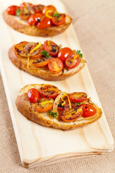 Bruschetta. — Stok fotoğraf