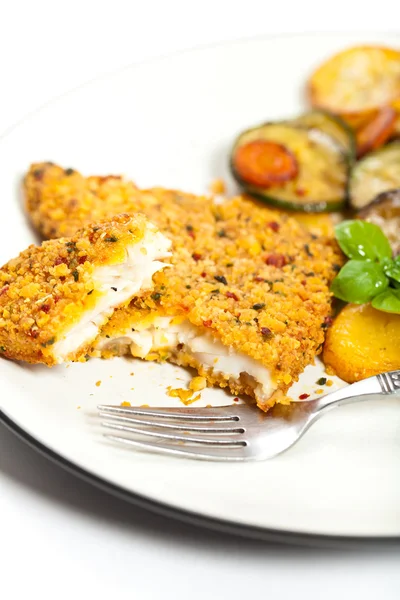 Fried fish fillet — Stock Photo, Image