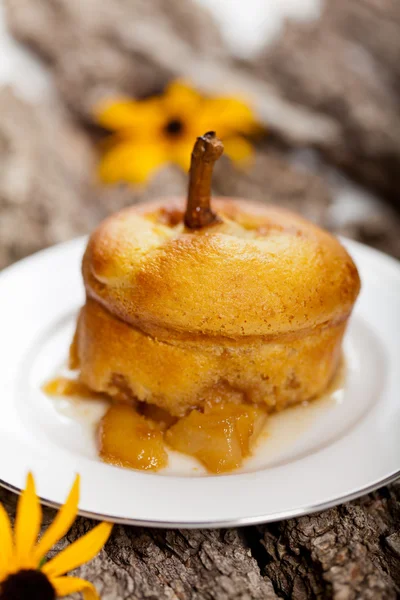 おいしい洋梨のケーキ — ストック写真