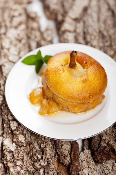 Läckra päron tårta — Stockfoto