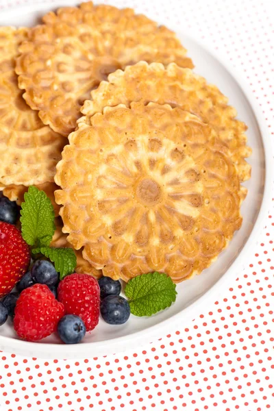 Traditionella italienska pizzelle — Stockfoto