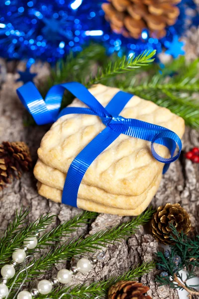 Karácsonyi sütijük cookie-kat — Stock Fotó