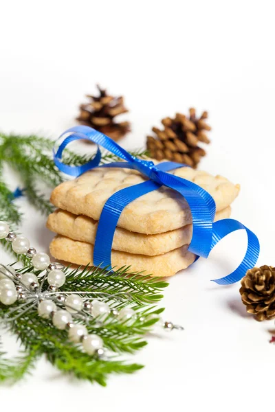 Christmas shortbread cookies — Stock Photo, Image