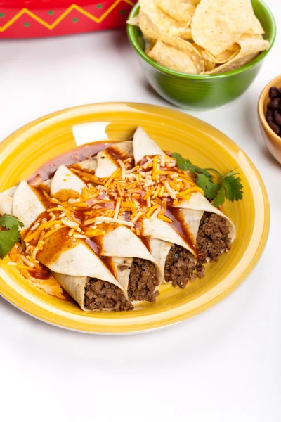 Enchiladas de Carne — Foto de Stock