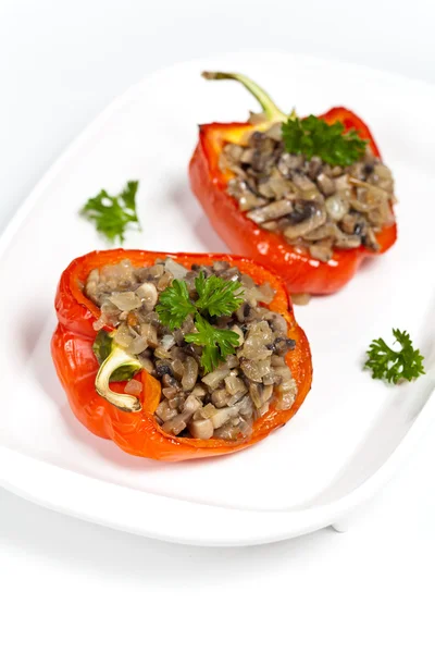 Vegetarian Stuffed Peppers — Stock Photo, Image