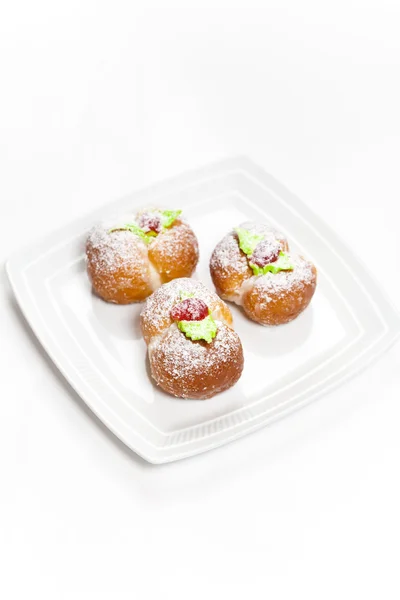 Итальянское персиковое печенье — стоковое фото