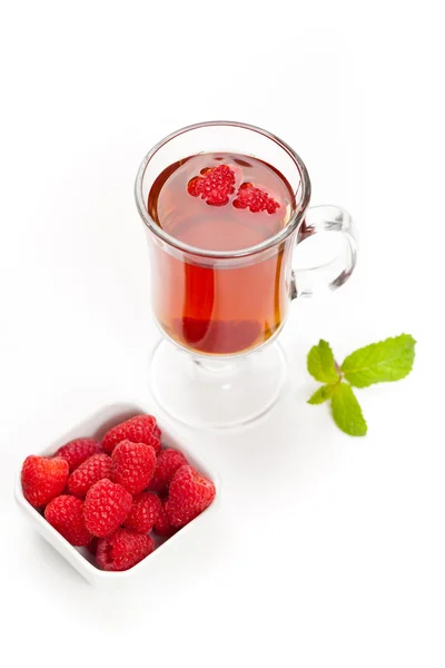 Raspberry tea — Stock Photo, Image