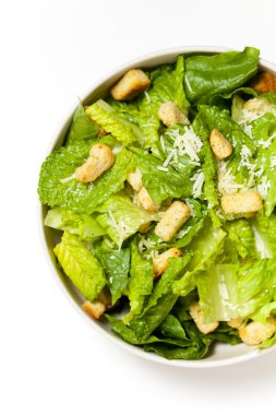Classic Caesar Salad with croutons clipart