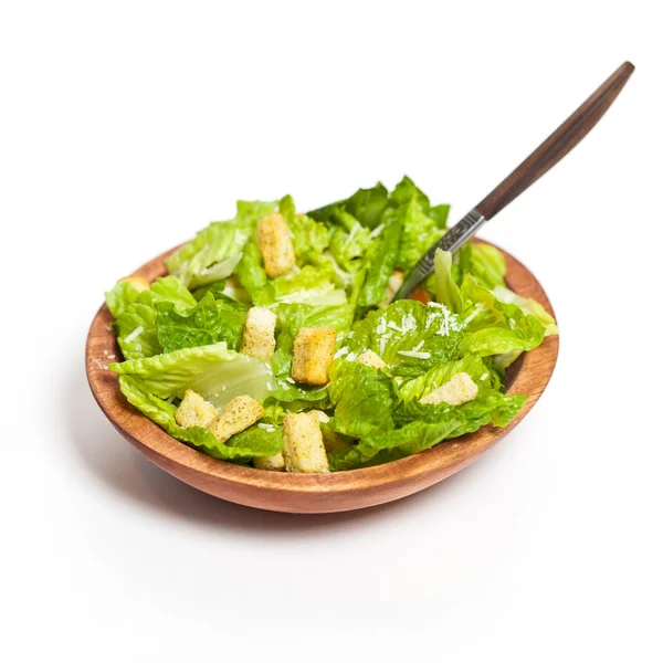 Salada Caesar clássico com croutons — Fotografia de Stock