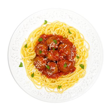 Domates soslu köfte.