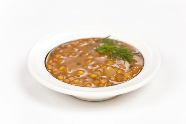 Sopa de lentilha — Fotografia de Stock