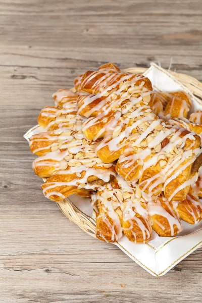 Almond Bear Claws Pastry — Stock Photo, Image