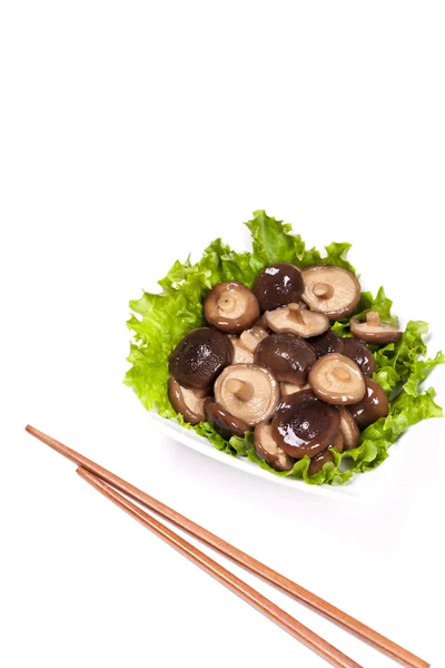 Whole Shitake mushrooms — Stock Photo, Image