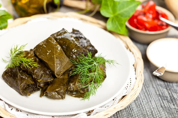 Stuffed Grape Leaves — Stock Photo, Image