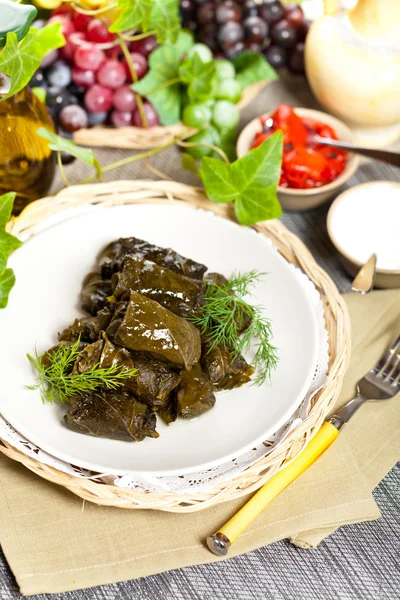 Stuffed Grape Leaves — Stock Photo, Image