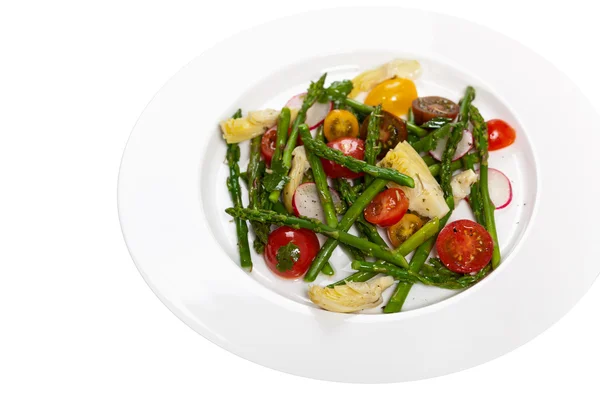 Roasted Asparagus and Artichoke Salad — Stock Photo, Image