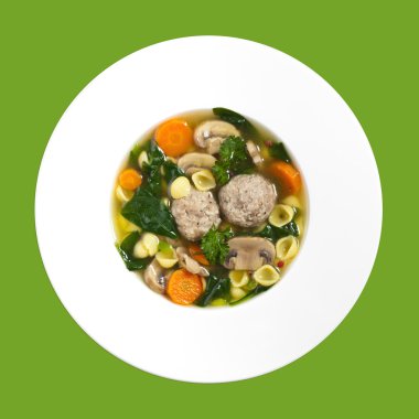 tavuk köfteli çorba