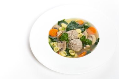 tavuk köfteli çorba