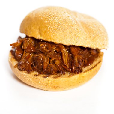 çekti domuz sandviç patates ile Barbekü