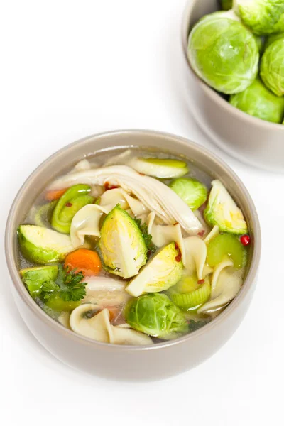 Sopa de coles de Bruselas —  Fotos de Stock