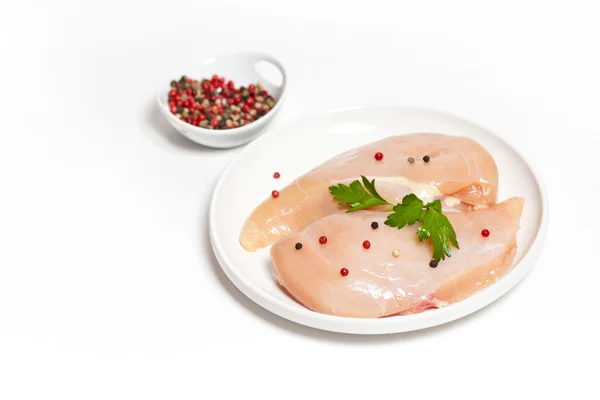 Filetto di pollo crudo — Foto Stock