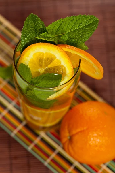 Herbata pomarańczowy lodu — Stockfoto