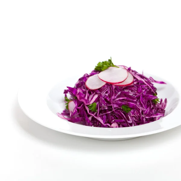 Rödkål sallad — Stockfoto