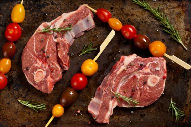 çiğ kuzu pirzolası