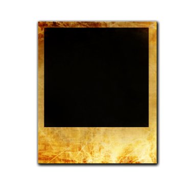 eski polaroid izole