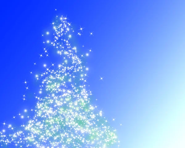 抽象的なクリスマス ツリー — ストック写真