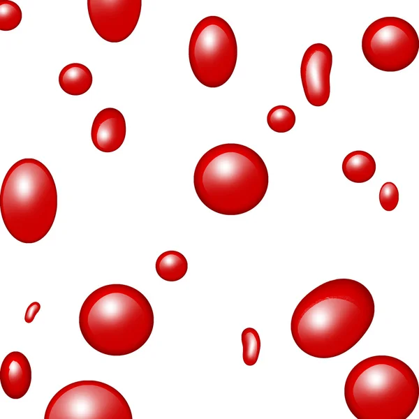Blood drops — Stock Photo, Image