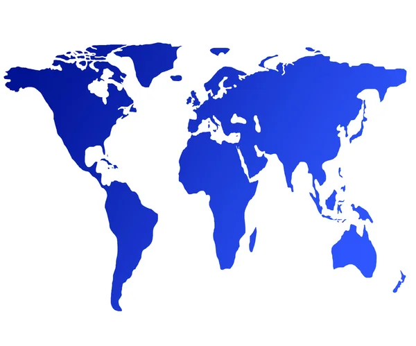 Mapa do mundo — Fotografia de Stock