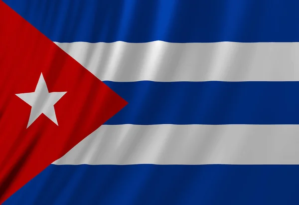 Cuban flag — Stock Photo, Image