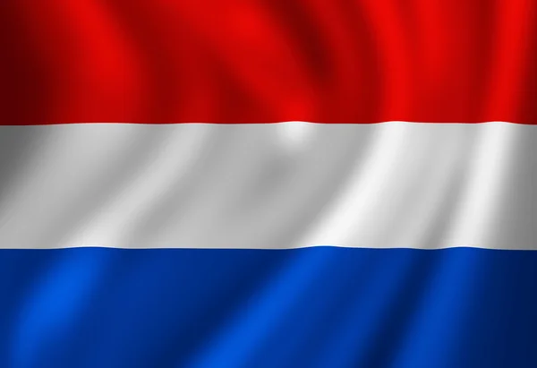 Nederlandse vlag — Stockfoto