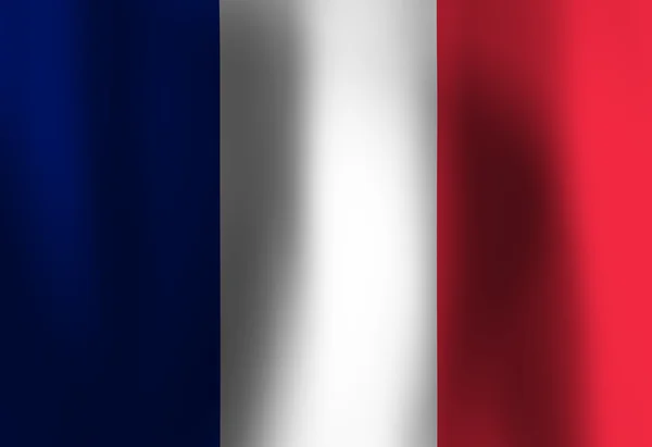 Fransk flagg — Stockfoto