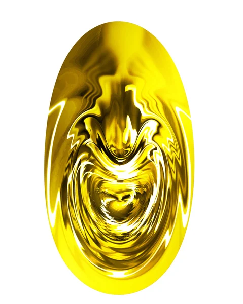 孤立した黄金の卵 — ストック写真