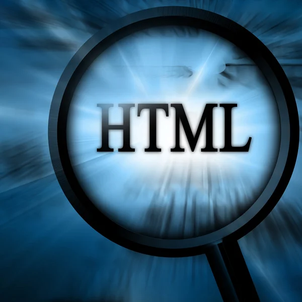 HTML — Stock fotografie