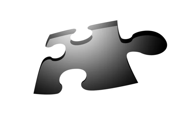 Missing puzzle piece — Stock Photo, Image