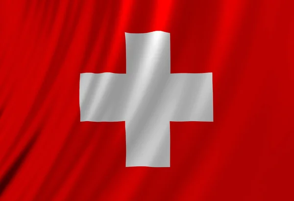 Bandera Suiza —  Fotos de Stock