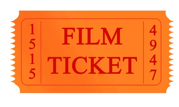 Film ticket — Stock Photo, Image