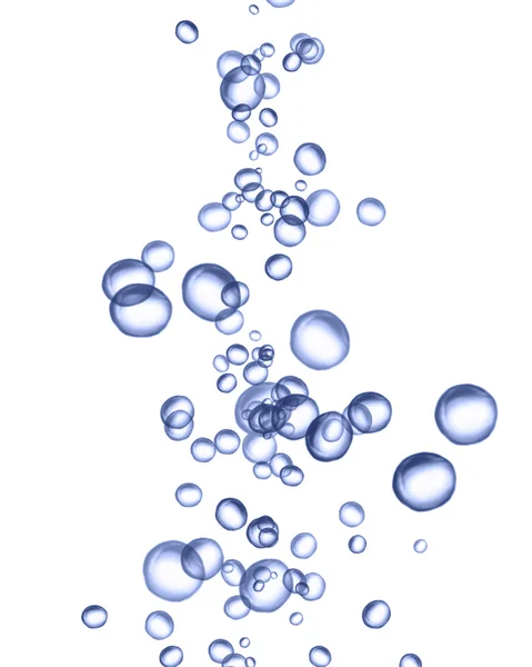 Blue water bubbles — Stock Photo, Image