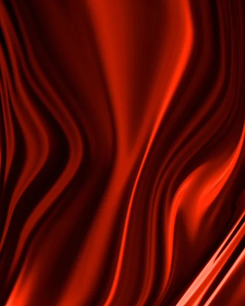 赤いカーテン — ストック写真