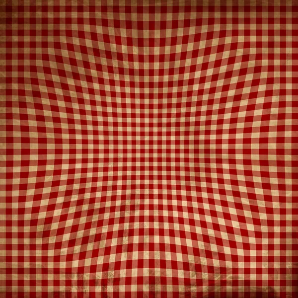 Red picnic fabric — Stock Photo, Image