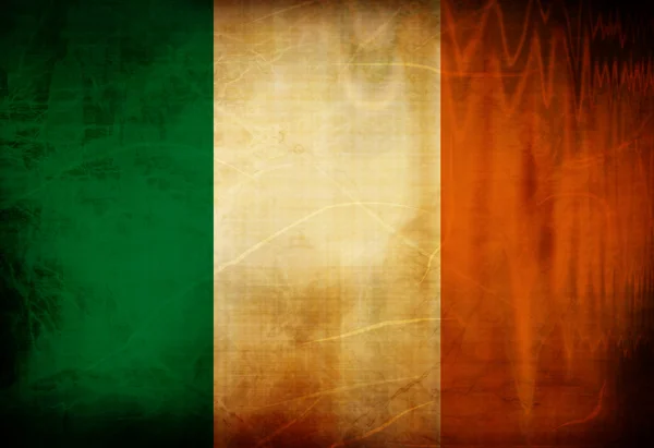 Bandera irlandesa — Foto de Stock