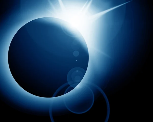 Eclipse solar — Fotografia de Stock
