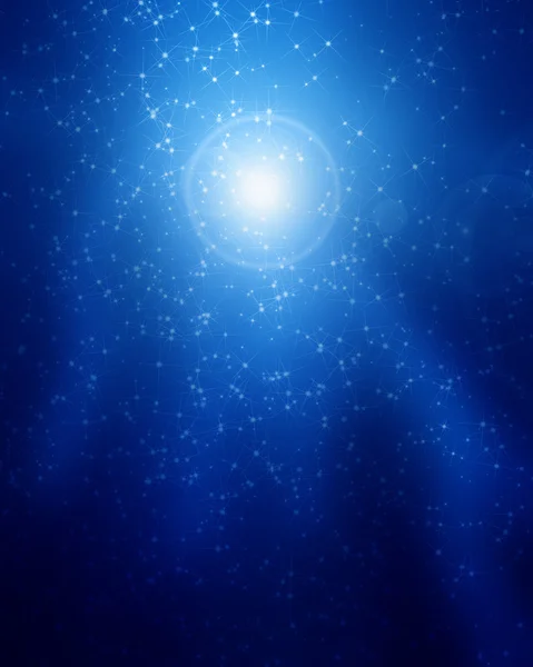Яркие светящиеся звезды — стоковое фото