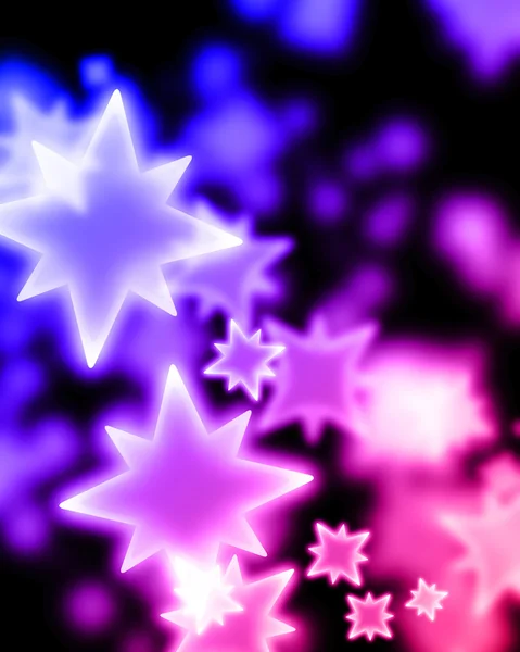Estrelas coloridas — Fotografia de Stock