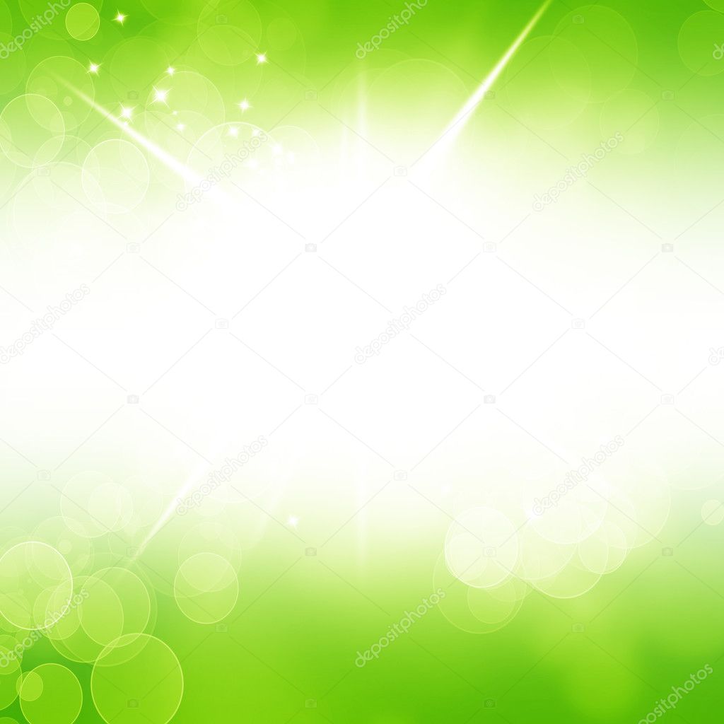 green background